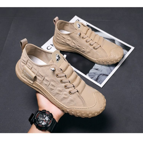 Man Crocodile Print Lightweight Sneakers-Combine
