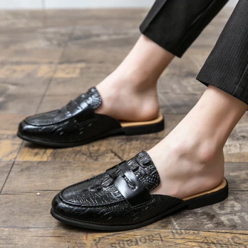 Buy Premium Punjabi Leather Half Loafer for Men