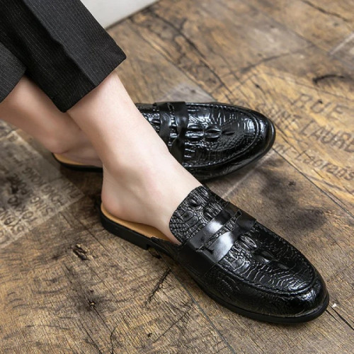 Buy Premium Punjabi Leather Half Loafer for Men